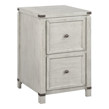Baton Rouge 2 Drawer File Cabinet, Champagne Oak Finish