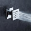 24" Ceiling Shower Rain Head Set With Shower Body Jets