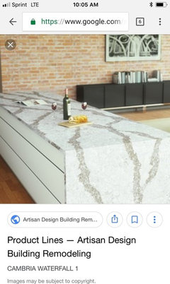 cambria Beaumont quartz countertop