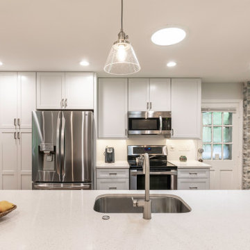 Beautifully Redesigned Kitchen and Dining Area in Fairfax VA