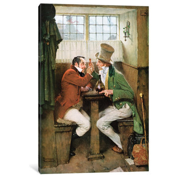 "To Father Christmas" by Norman Rockwell, Canvas Print, 26x18"
