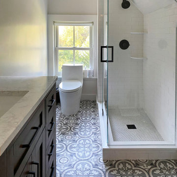 Glassolutions completed a frameless steam shower enclosure project that transfor