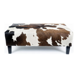 Cowhide Ottomans - Footstools And Ottomans