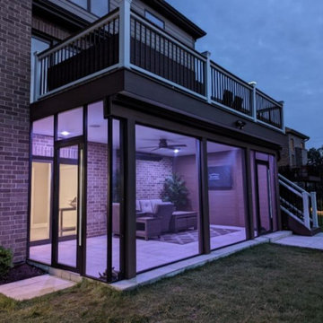 Second-Story Waterproof Deck