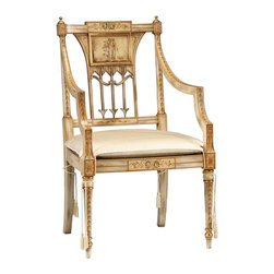 Inviting Home Inc. - White Sheraton Armchair - Armchairs And Accent Chairs