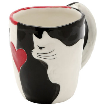 Cat Cup- Yin Yang 8 Oz.