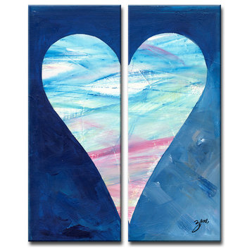 Heartwork "Antoine" 2-Piece Canvas Art Set, 30"x12"