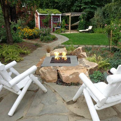 Fire Pit with CROSSFIRE&trade; Brass Burner - Fire Pits