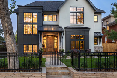 Home design - transitional home design idea in Denver