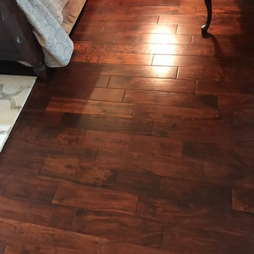 Bedroom Remodel with Hardwood Flooring