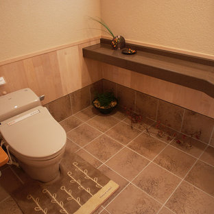 他の地域の和風のおしゃれなトイレ・洗面所の写真