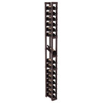 Wine Racks America - 1 Column Display Row Wine Cellar Kit, Redwood, Burgundy/Satin - Make your best vintage the focal point of your wine cellar. High-reveal display rows create a more intimate setting for avid collectors wine cellars. Our wine cellar kits are constructed to industry-leading standards. You'll be satisfied. We guarantee it.