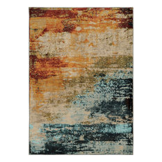 Oriental Weavers Sedona 6365A Blue/Red Area Rug 3'10 X 5' 5