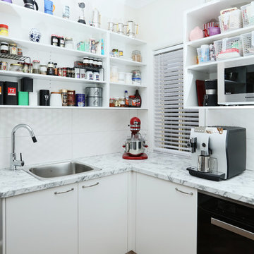 Black & White Classic Kitchen & Butler's Pantry