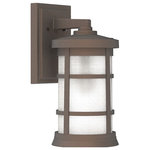 Craftmade - Craftmade Composite Lanterns 15" Outdoor Wall Lantern, Bronze - Craftmade's Composite Lantern collection features 3 different styles molded of durable non-corrosive UV resistant resins warranted for 5 years. These lanterns are at home even in the harshest environments.