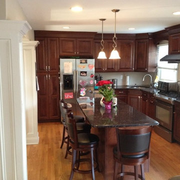 Remove weigh.t bearing walls with columns