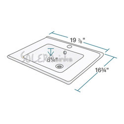s013vb-dim - Bathroom Sinks