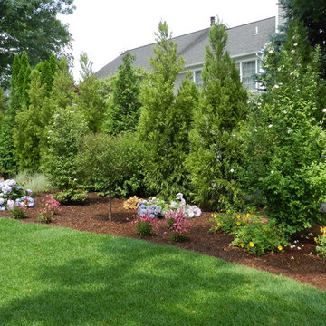 Fireplace, Patio, Seat Wall, Stepping Stones, Privacy Landscaping