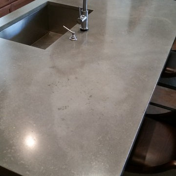 Raw Concrete Look - Kitchen Island