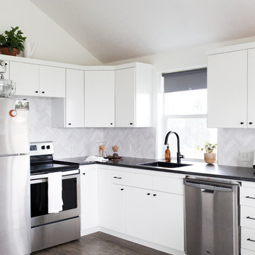 Mayne Marketing White Kitchen