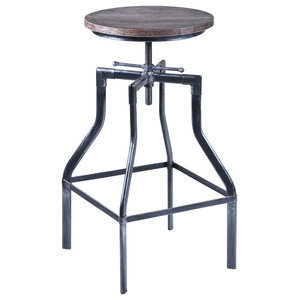 milano adjustable swivel bar chair