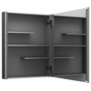 Kohler Maxstow 20"W x 24"H Medicine Cabinet, Dark Anodized Aluminum 81145-DA1