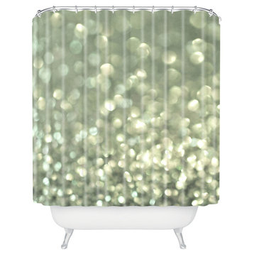 Lisa Argyropoulos Mingle 2 Silver Screen Shower Curtain