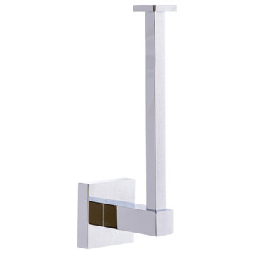 Italia Capri Series Vertical Toilet Paper Holder in Polished Chrome