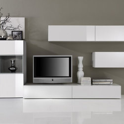 Modern Wall Unit TV Media Entertainment Center Jetset-304 - $2,950.00 - Products