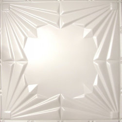2405 Tin Ceiling Tile - White - Classic Opening Act - Ceiling Tile