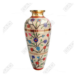 LARGE EMBOSSED FLOWER VASE - Home Accessories & Decor