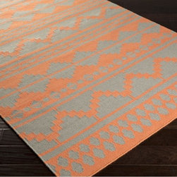 Frontier Area Rug |  Bright Orange - Area Rugs