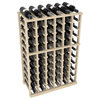 Wine Cellar Kit - 6 Column Rack - Half Height (Unfinished Pine)