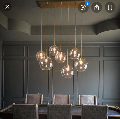 Chandelier Above Dining Room Table, How Far Above Table Should Light Fixture Be