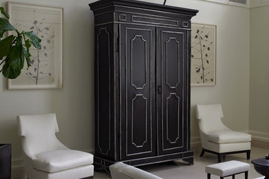 Inspiration for a huge eclectic formal and enclosed living room remodel in New York with no fireplace and no tv