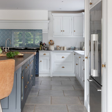Traditional Country Hand Painted Framed Kitchen