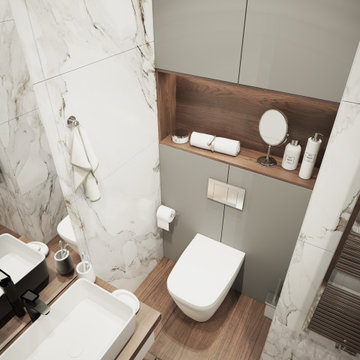Marble bathroom