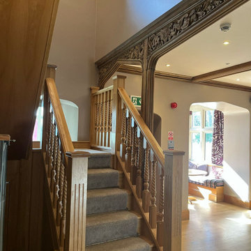 New Staircase | Tradition Turned Spindles with a Twist | Conwy