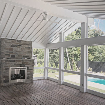An elegant outdoor space to enjoy all year round.