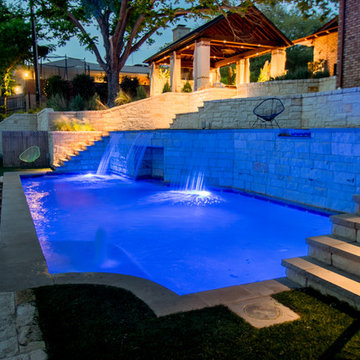 Fort Worth Extreme Hillside Pool, Spa & Outdoor Living