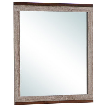 32 in. x 39.5 in. Classic Rectangle Framed Dresser Mirror