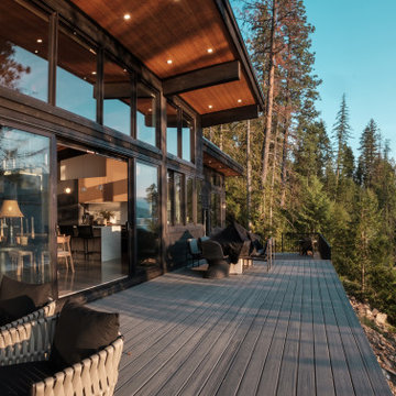 Custom Mid Century Mountain Modern Lake View Home Nelson