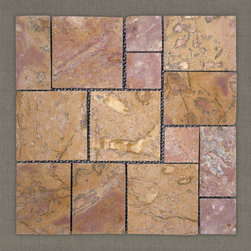 SANUR - Canyon Aged | Marble Mosaic - Mosaic Tile