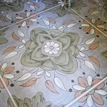 Painted Concrete Floor