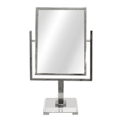 Worlds Away - Worlds Away Caitlin Countertop Mirror - Makeup Mirrors