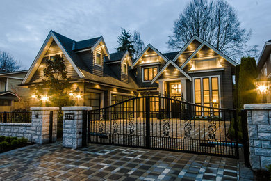 Example of a trendy exterior home design in Vancouver