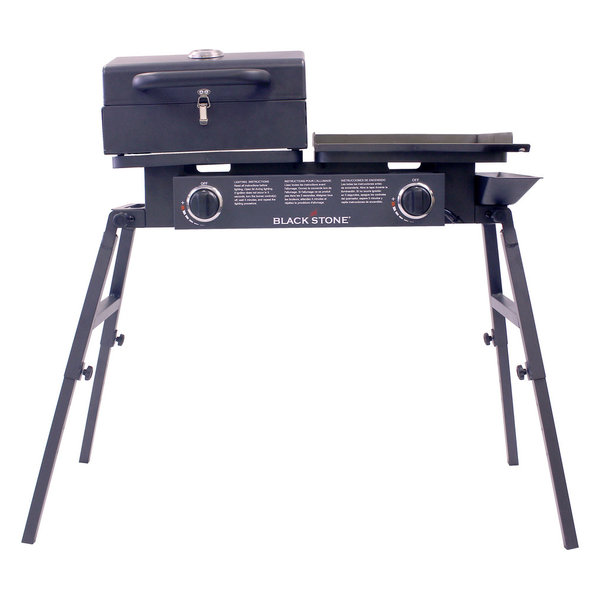 Blackstone 48.5" Lx23" Wx38.5" H Tailgater Combo 3-In-1 Grill