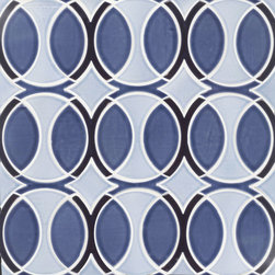 12x12 Polka Mosaic in M05 Lapis Blend - Products