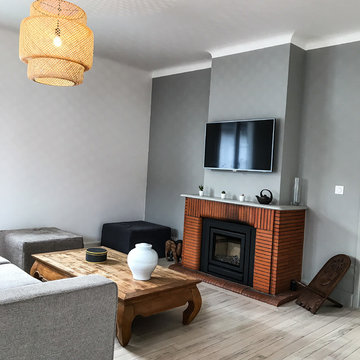 Rénovation d'une petite maison.