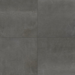 Reside Black Semi Polished Porcelain Tiles 24x48 - Wall And Floor Tile